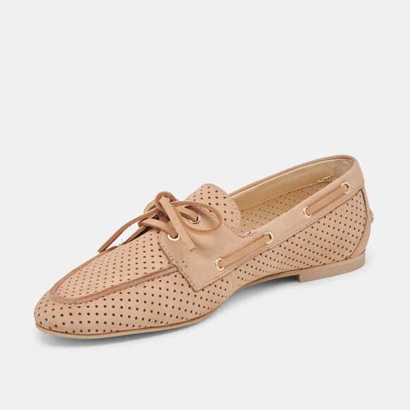 Dolce Vita Lakin Bamboo Nubuck Leather Loafers - Picture 8 of 13